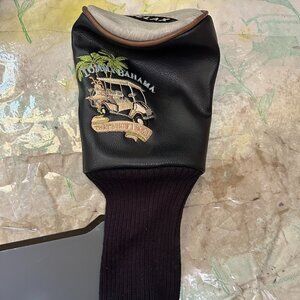 Tommy Bahama Relax Golf Cart That's How I Roll Club Leather Headcover Rare